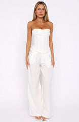 Unfinished Feelings Pants White