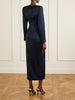 Fontana gathered cady midi dress