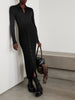 Edward Enninful ribbed wool midi dress