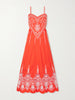 Heart broderie anglaise cotton midi dress
