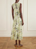Adelana printed ramie midi dress