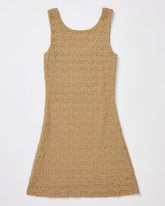 Teen Girls Skyla Textured Mini Dress in Taupe