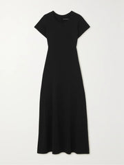 NET SUSTAIN Fitted Tee organic cotton and TENCEL Lyocell-blend jersey midi dress