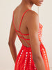 Heart broderie anglaise cotton midi dress