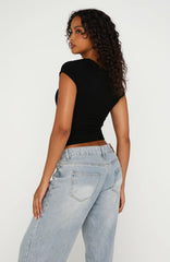 Love Is The Answer Top Black