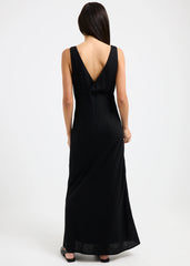 Kaia V Neck Midi Dress