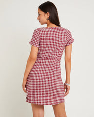 Base Seersucker Mini Dress
