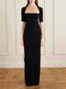 Bolero stretch-jersey midi dress