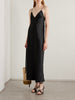 Alexina wool-crepe midi dress
