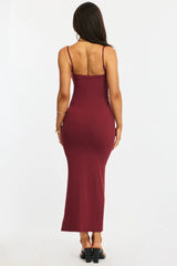 Red Bodycon Dress Maxi