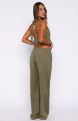 Take A Stance Pants Olive