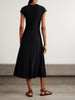 NET SUSTAIN Fitted Tee organic cotton and TENCEL Lyocell-blend jersey midi dress
