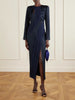 Fontana gathered cady midi dress