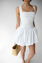 BUBBLE SQUARE MINI DRESS