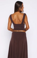 Tropic Drift Top Chocolate