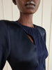 Fontana gathered cady midi dress