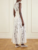 Vivienne Brisé cut-out cotton midi dress