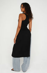 Calm And Collected Longline Top Black
