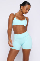 Spin Seamless Bike Shorts 4" Malibu Blue
