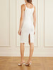 Horsebit-detailed jersey midi dress