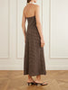 Bias polka-dot silk-crepe de chine midi dress