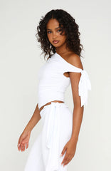 Fade Away With Me Top White
