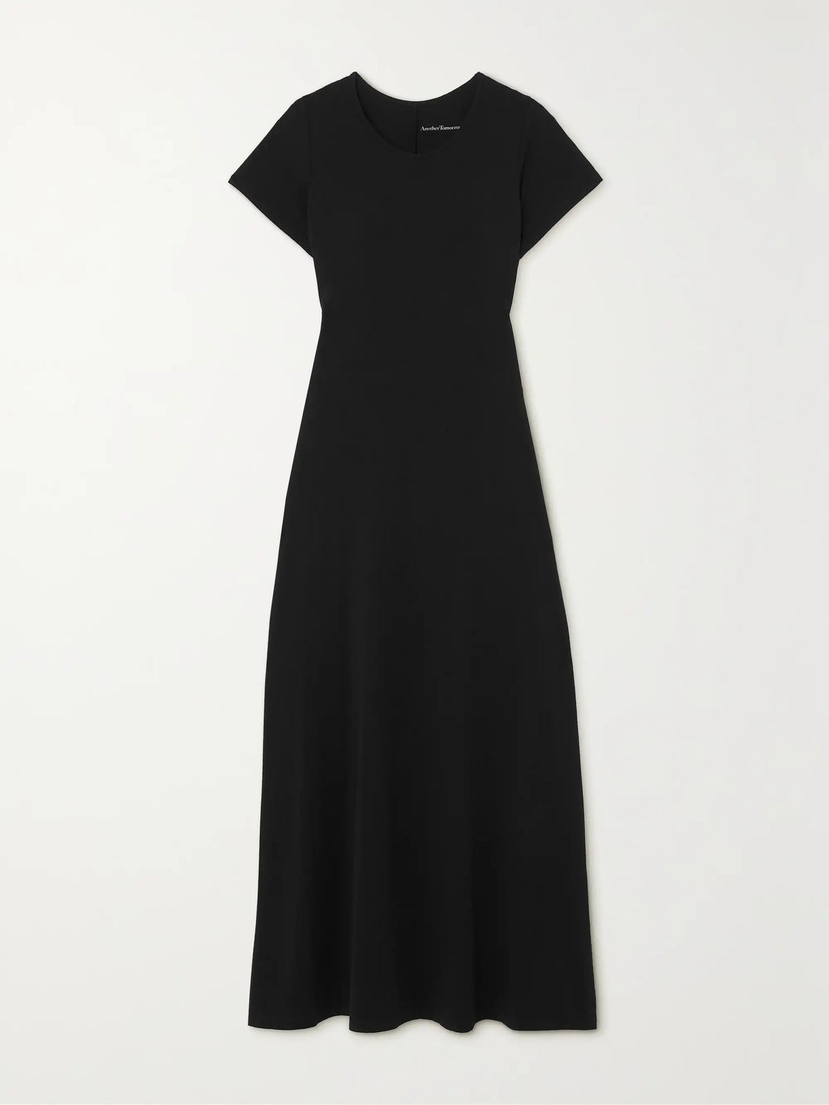 NET SUSTAIN Fitted Tee organic cotton and TENCEL Lyocell-blend jersey midi dress