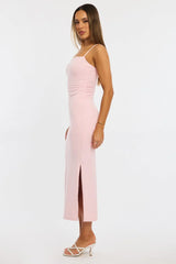 Pink Bodycon Dress Maxi