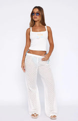 Lost For A While Pants White