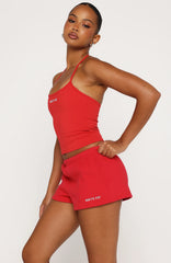 Test Drive Halter Top Red