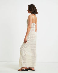 Calypso Crochet Midi Dress