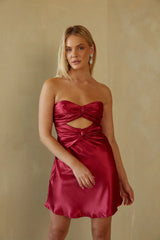Lorelai Double Twist Tie Mini Dress