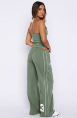 Can't Help The Feeling Track Pants Khaki