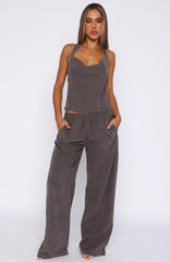 Take A Stance Pants Charcoal