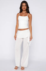 Start Me Up Pants White