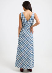 Kaia V Neck Midi Dress