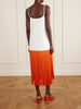 Nuisette fringed cotton-poplin midi dress