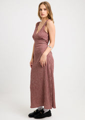 Capricorn Seersucker Midi Dress