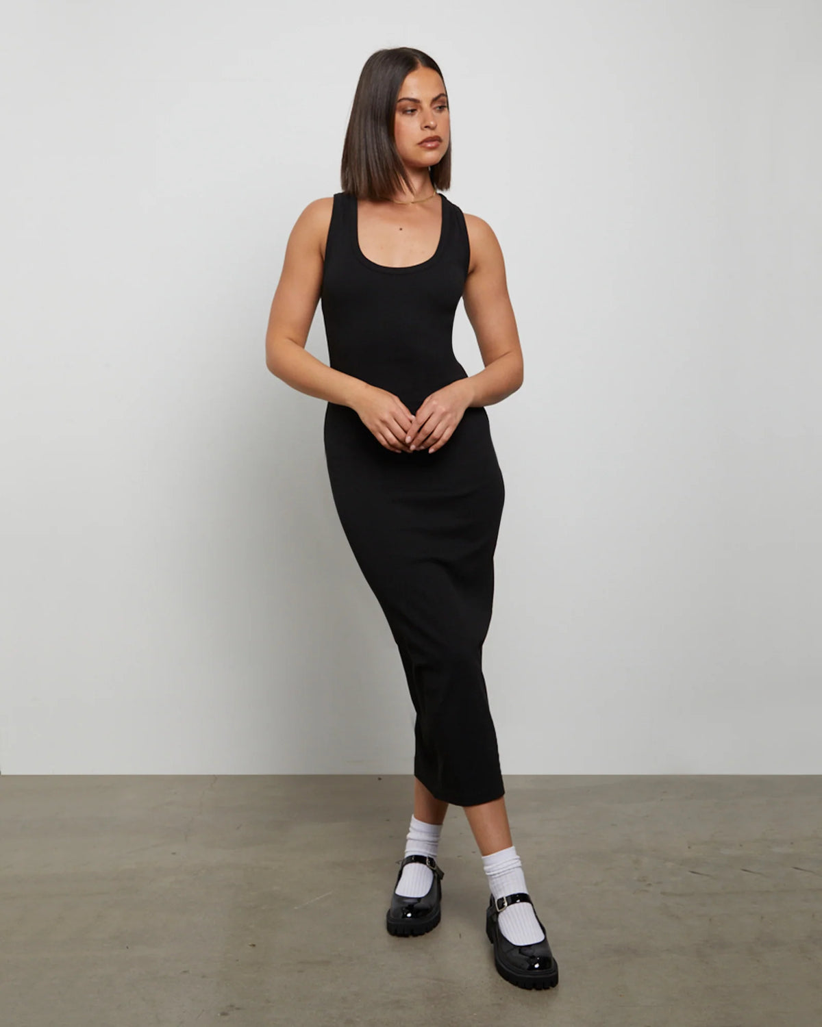 Racer Back Midi Dress