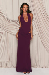Twilight Temptation Maxi Dress Plum
