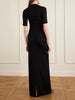 Bolero stretch-jersey midi dress