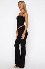 Never Leave Me Pants Black