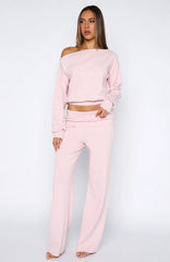 Can't Find The Words Knit Pants Pink